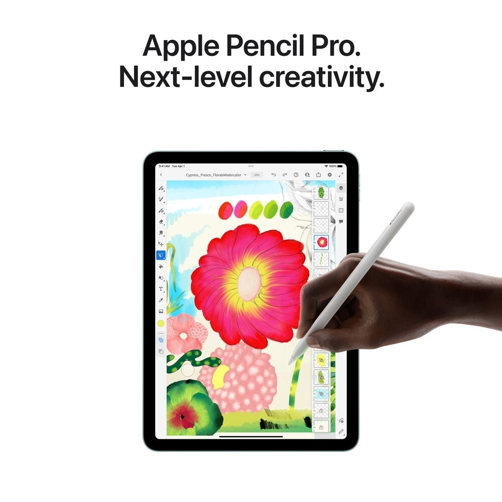 Apple 11" iPad Air M3  8-Core Chip Wi-Fi 8GB of RAM | 128GB Storage Capacity, Wi-Fi 6E (802.11ax) | Bluetooth 5.3, USB-C Port (10 Gb/s) - Purple MCA04LLA