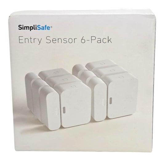 SimpliSafe Entry Sensor, Security System Accessory ENS306 White, Pack of 6
