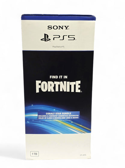Sony PlayStation 5 Slim Console - Fortnite Cobalt Star Bundle - White 1TB - 1000045133