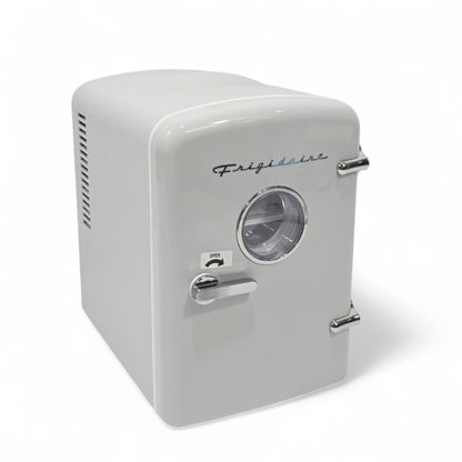 Frigidaire Retro 6 Can Mini Beverage/Skincare Cooler, Moonbeam, 4L EFMIS129-MOONBEAM