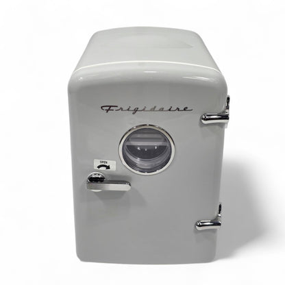 Frigidaire Retro 6 Can Mini Beverage/Skincare Cooler, Moonbeam, 4L EFMIS129-MOONBEAM