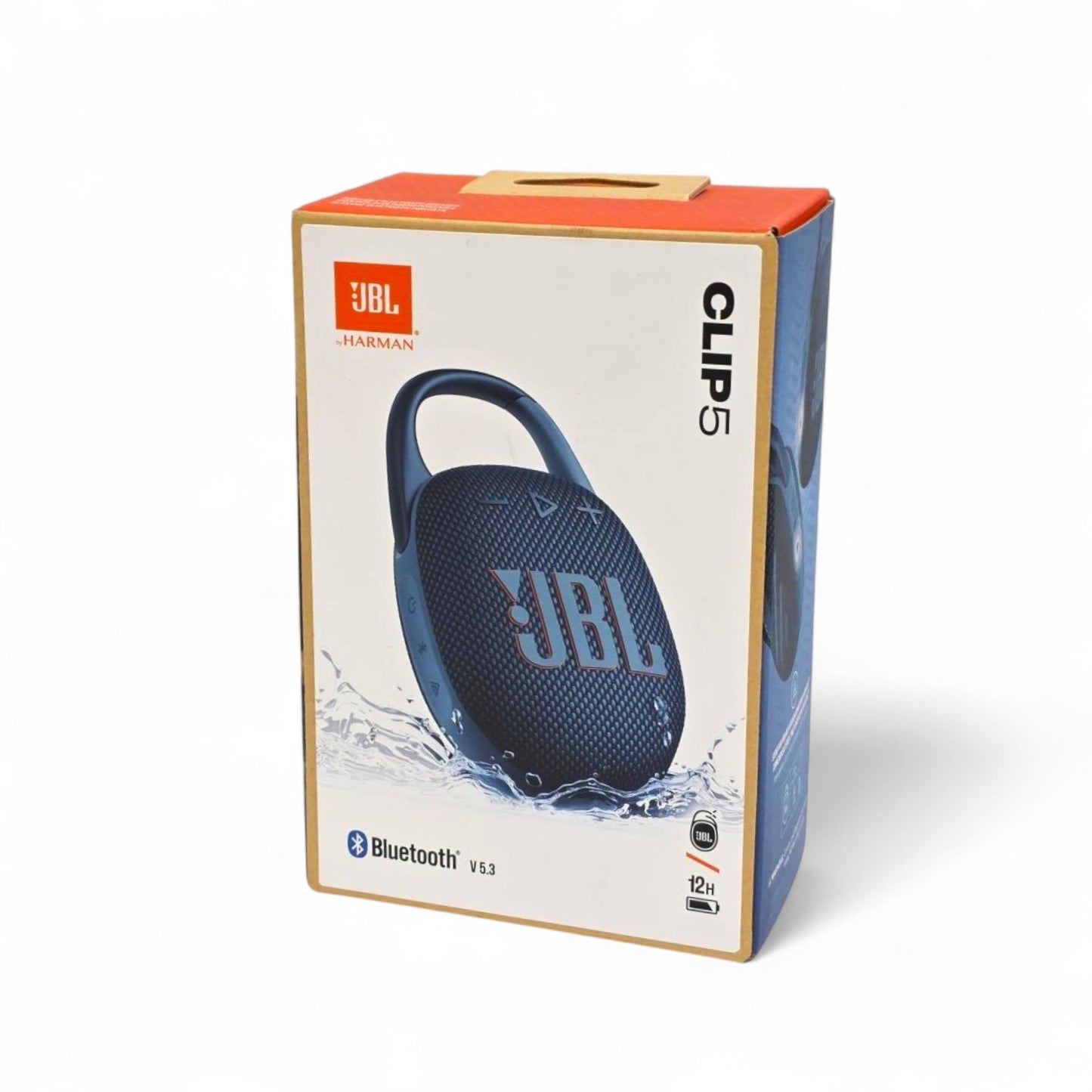 JBL Clip 5 Portable Waterproof Wireless Speaker Blue JBLCLIP5BLUAM