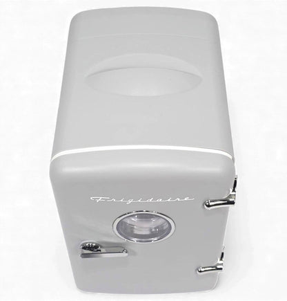 Frigidaire 6 Can/4L Mini Personal Retro Fridge Cooler EFMIS229-Moonbeam, Includes Home and 12V Car Cord, 4-liter capacity chills six 12 oz. soda cans (V2 model)