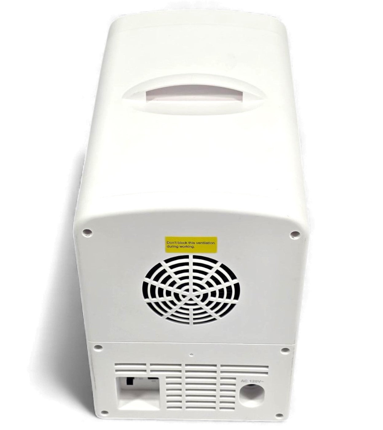 Frigidaire 9-Can or 6L Light Up Mini Fridge White, Retro Design, Includes 110v home power cord & 12V DC car adapter, 48-Watt - EFMIS172-C-WHITE (V2 model)