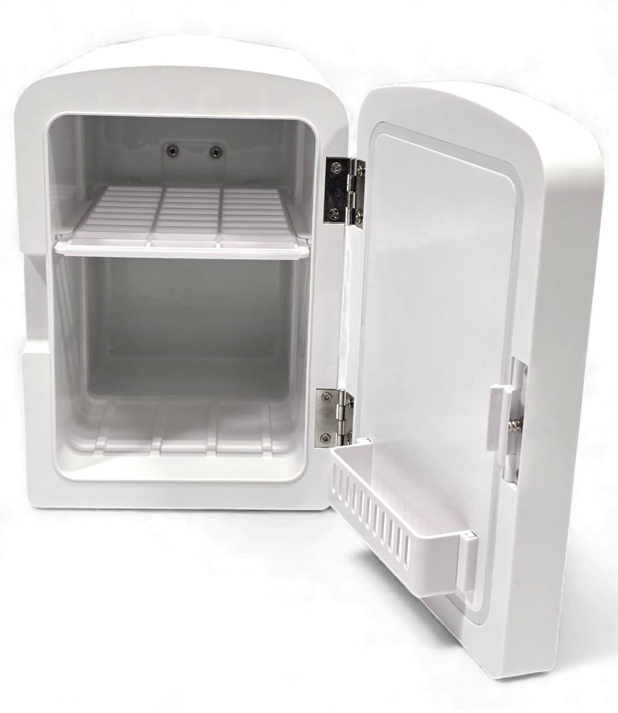 Frigidaire 9-Can or 6L Light Up Mini Fridge White, Retro Design, Includes 110v home power cord & 12V DC car adapter, 48-Watt - EFMIS172-C-WHITE (V2 model)