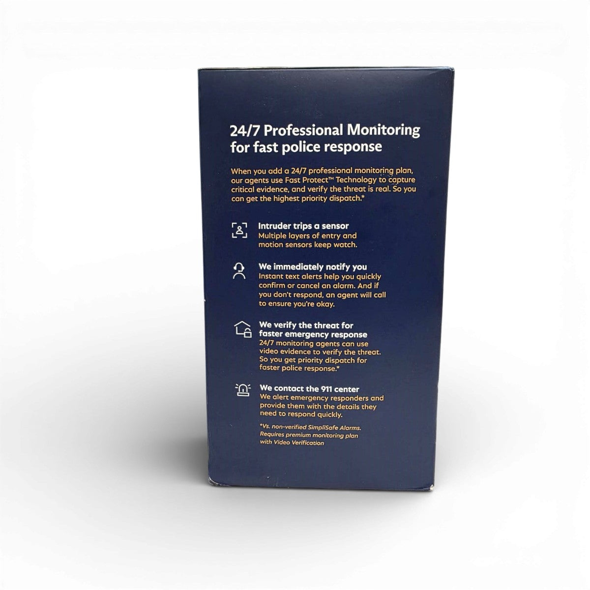 SimpliSafe 11 Pc. Security Kit w/ Indoor Camera, Motion Sensors & Entry Sensors KT053-01RUS