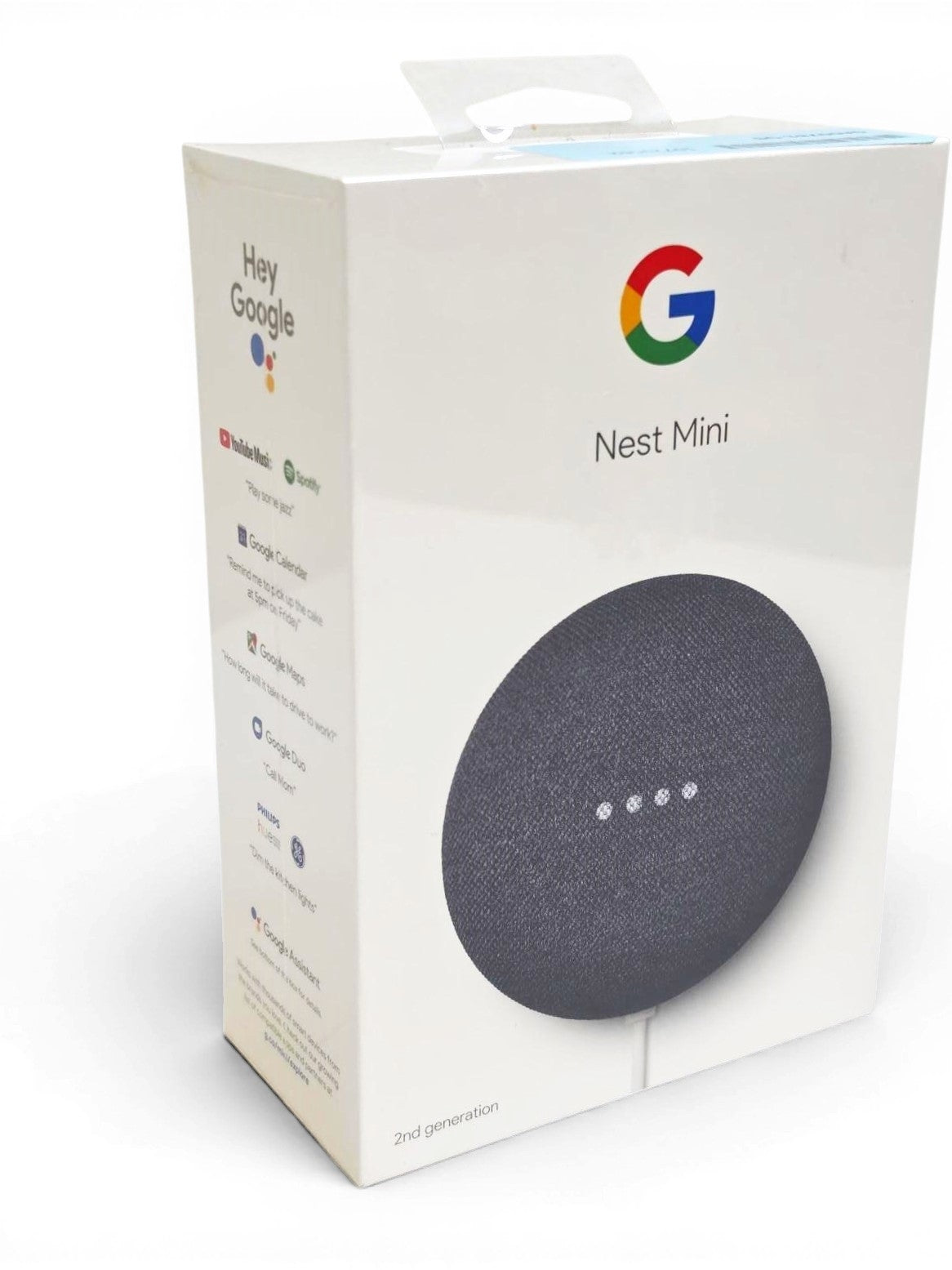 Google Nest Mini (2nd Generation) with Google Assistant - Charcoal GA00781-US