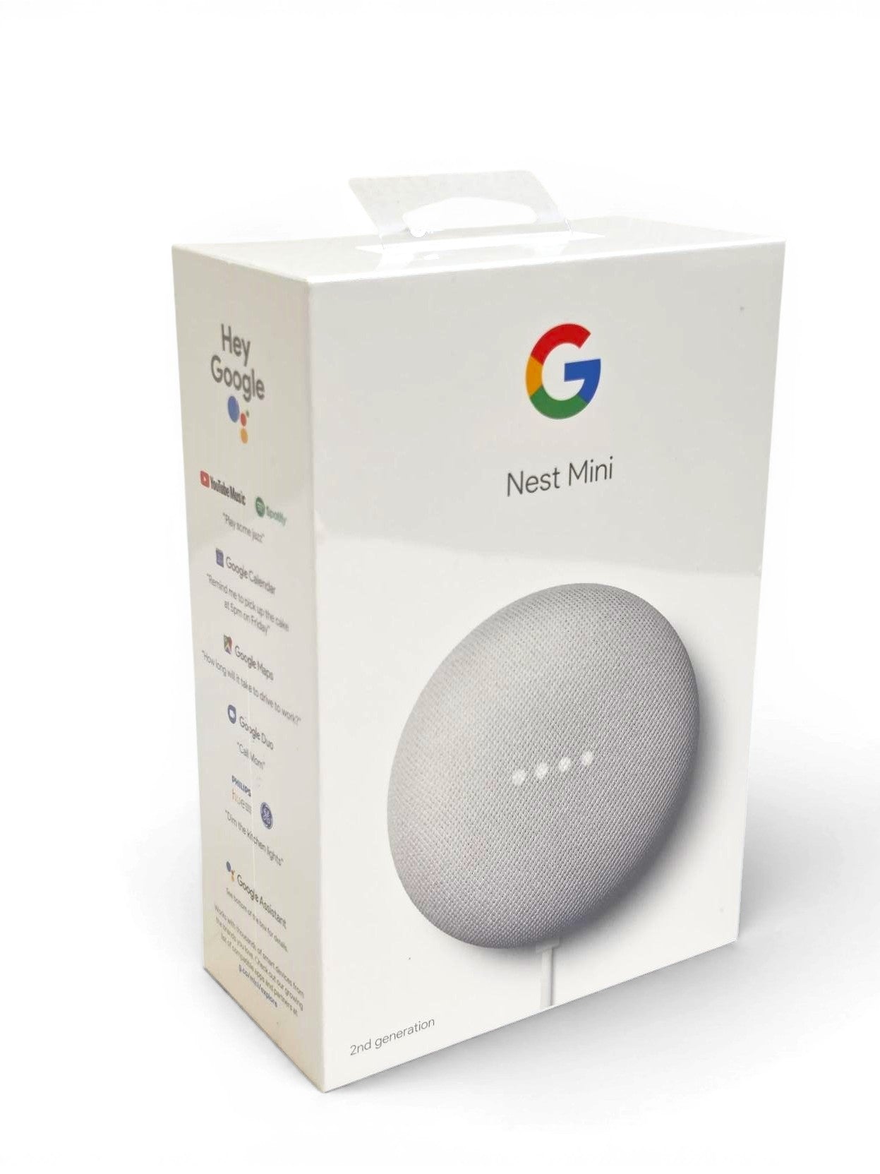 Google Nest Mini (2nd Generation) with Google Assistant - Chalk GA00638-US