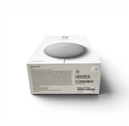 Google Nest Mini (2nd Generation) with Google Assistant - Chalk GA00638-US