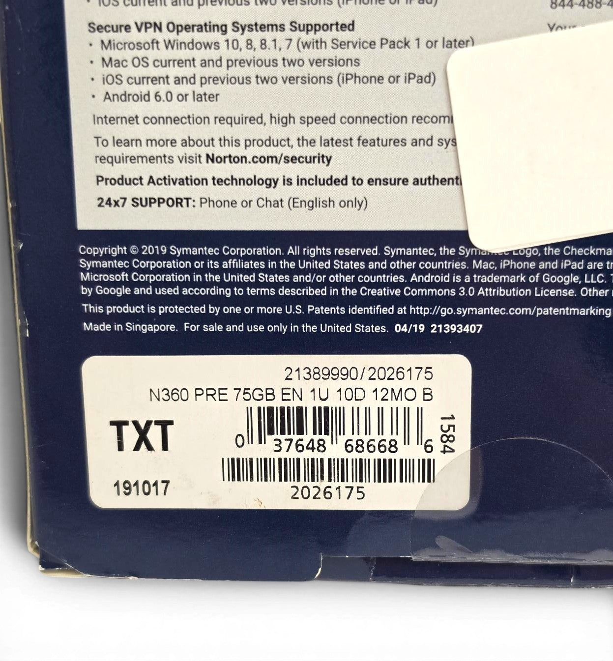 Norton 360 Premium For Up To 10 Devices PC/Mac/iOS/Android 21389990