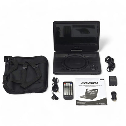 Sylvania 9" Swivel Screen Portable DVD Player, 5-hour Battery SDVD9019