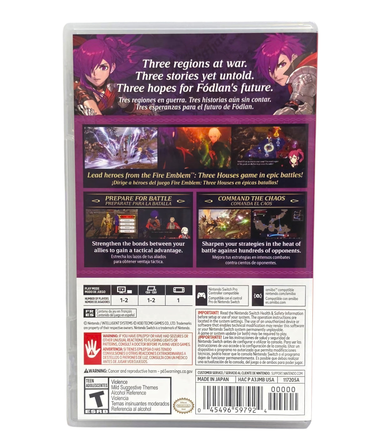 Fire Emblem Warriors: Three Hopes - Nintendo Switch - (Physical Game) - 117205A