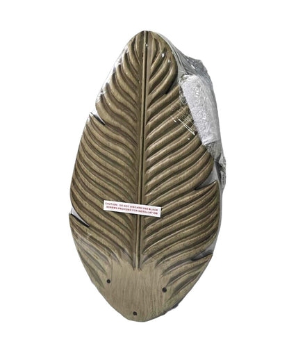 Madison Indoor Ceiling Fan Blade Set Finish: Natural Leaf Set of 5-pk PB-5004-NA