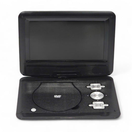ONN 10" Portable DVD Player with USB, Aux 3.5mm, & 5-hr Battery 100008691 - 180-Degree Swivel Screen - USB & SD Card Support