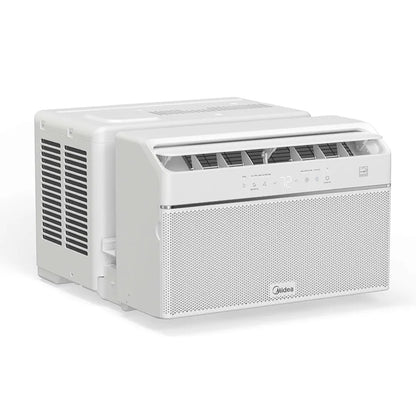 Midea 10,000 BTU Smart Inverter U-Shaped Window Air Conditioner, 450 Sq. Ft., White MAW10V1QWT