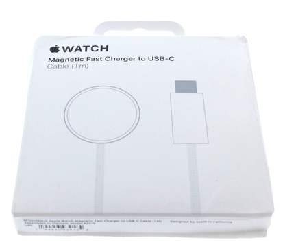 Apple Watch Magnetic Fast Charger to USB Type-C Cable 1m White A2515 Genuine Authentic White MLWJ3AM/A