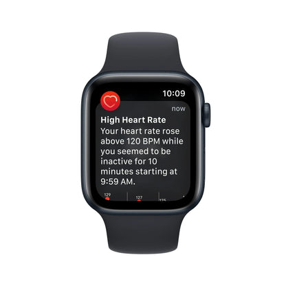 Apple Watch SE Gen 2 (GPS) 44mm Aluminum Case Sport Band M/L Midnight MNTG3LL/A