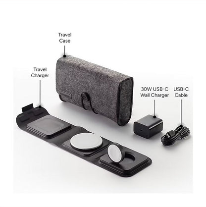 Mophie 3 in 1 Travel Charger with MagSafe