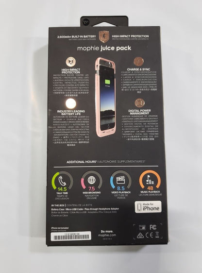 Mophie Juice Pack for iPhone 6 Plus / 6S Plus 2,600mAh Rose Gold