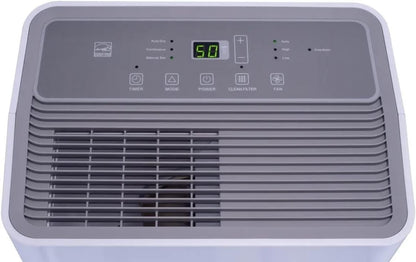 Hisense 50 Pint 3-Speeds Dehumidifier up to 4500 sq ft - DH7021K1W, 3 Modes/3 Fan Speed, 3 Modes (Auto, Continuous, Manual) - 48 dB(A) sound