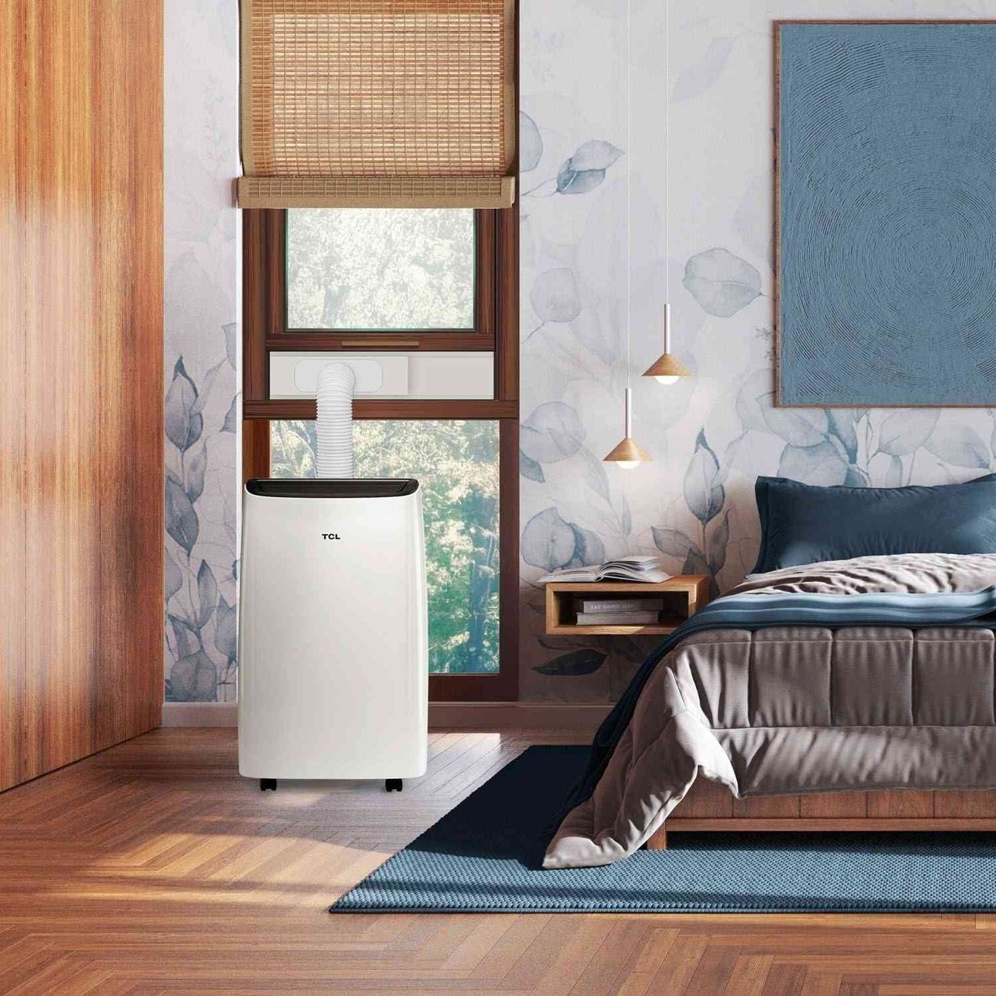 TCL H7P38W 7,000 SACC BTU (11,000 BTU ASHRAE) 3-in-1 Smart Portable Air Conditioner 300 Sq. Ft. - White