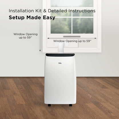 TCL H7P38W 7,000 SACC BTU 3-in-1 Smart Portable Air Conditioner Up to 300 Sq Ft