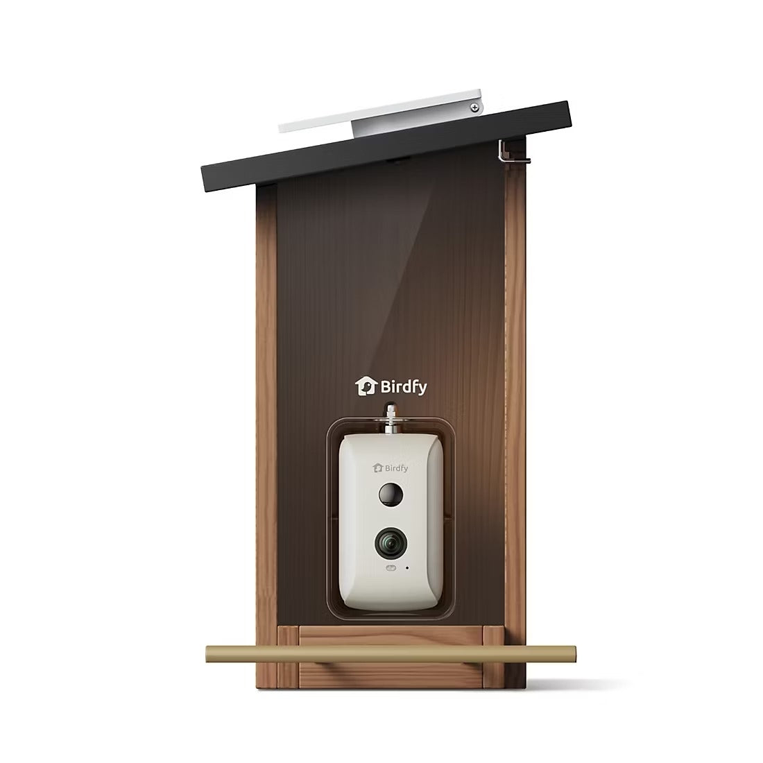 Birdfy Smart Bird Feeder Ebony with Camera and Solar Panel