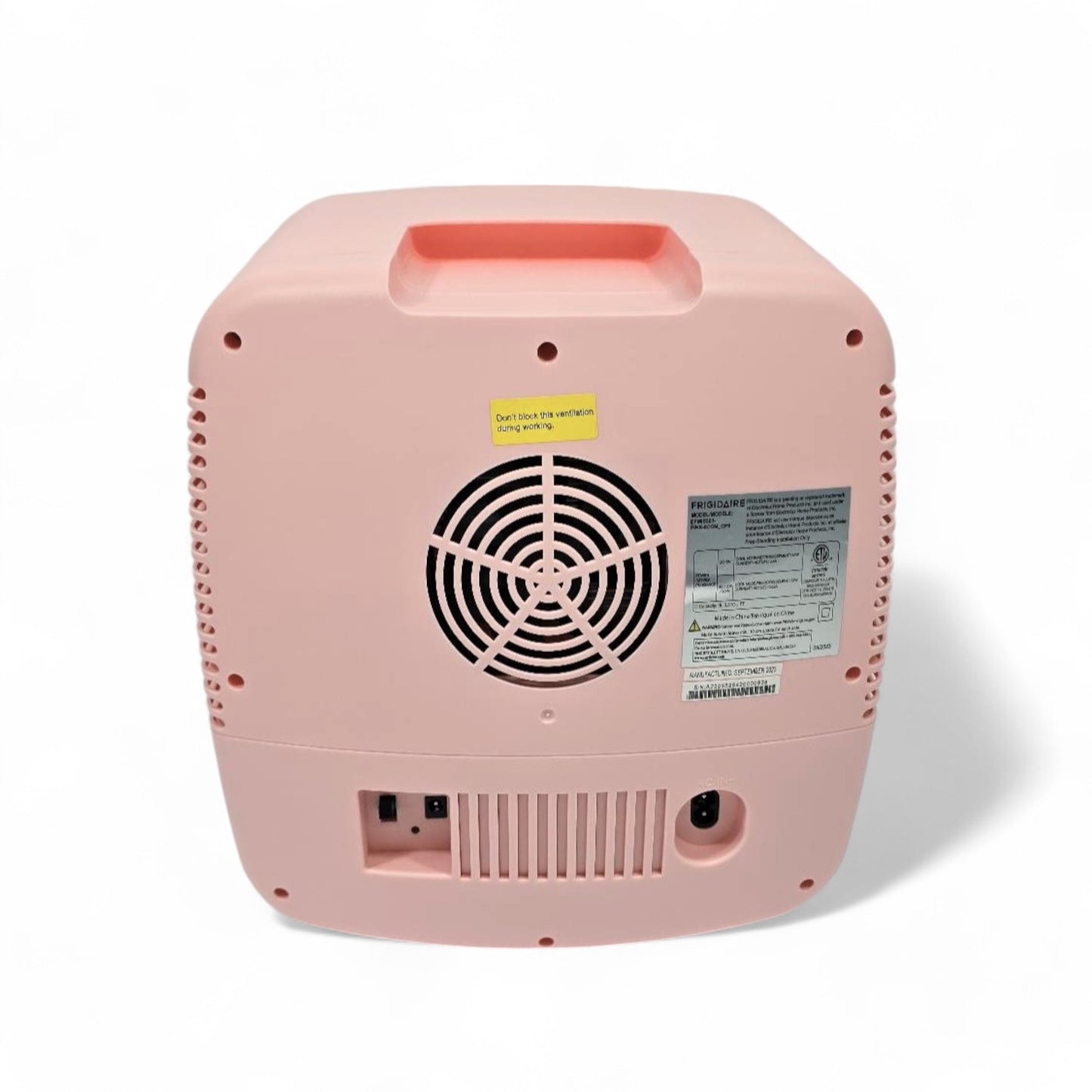 Frigidaire Retro 12 Can Mini Beverage/Skincare Cooler Pink EFMIS351-PINK