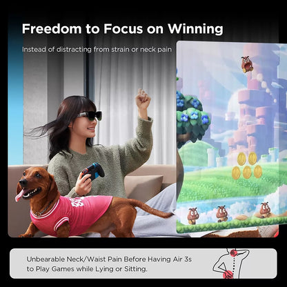Rayneo Air 3s AR XR 120Hz FHD Smart Gaming Glasses Portable AR Video Eyewear