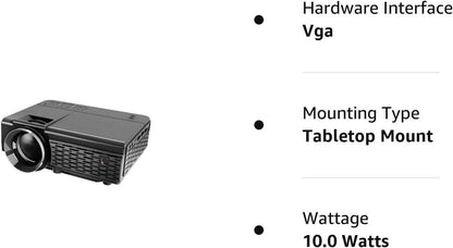 RCA Home Theatre Projector 1080P, Streaming Ready, 30"-150" Picture, RPJ107