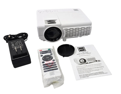RCA RPJ136-B Projector 2000 LM 480p,1080P up to 150" Image