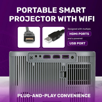 RCA 720P HD ROKU Smart Home Theater Projector w/ ROKU Express Streaming