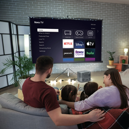 RCA 720P HD ROKU Smart Home Theater Projector w/ ROKU Express Streaming