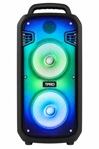 Technical Pro PL265X-R Rechargeable Dual 6.5" Bluetooth Speaker PL265X