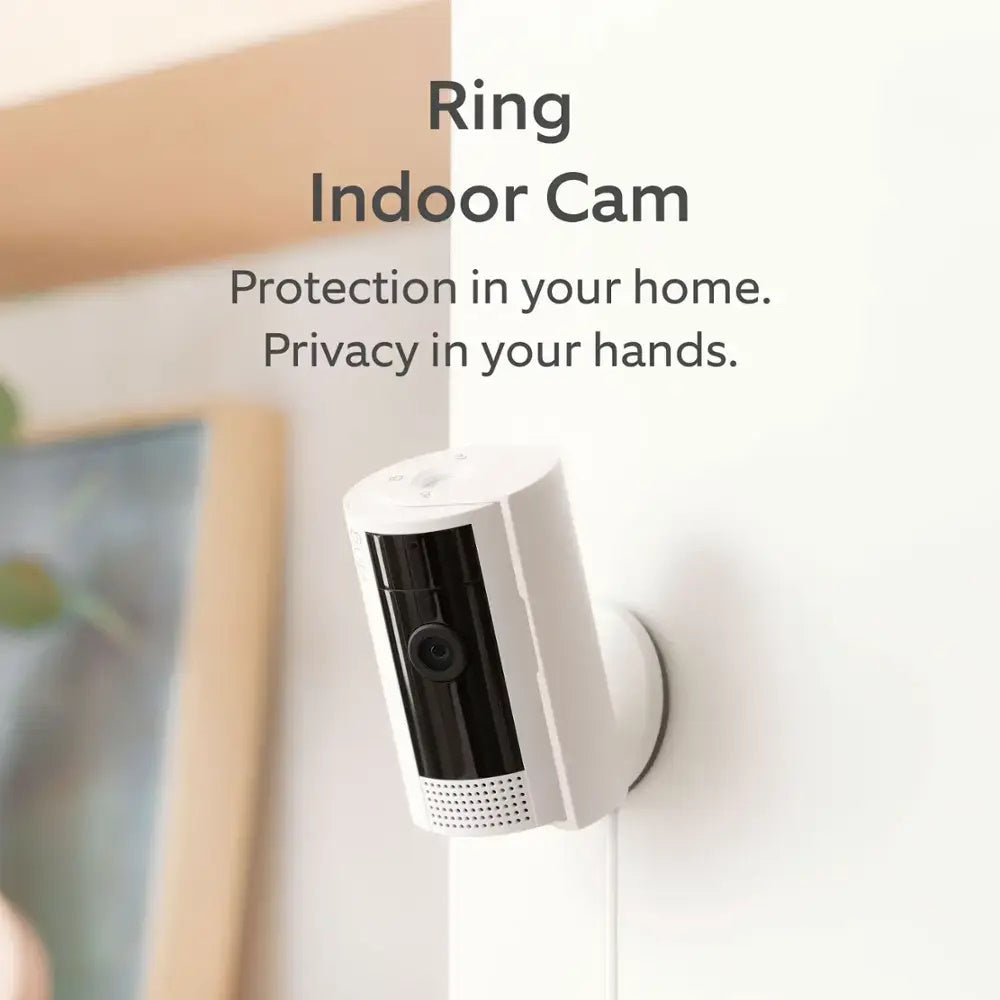 Ring Video Doorbell Plus & Plug-In Indoor 2nd Gen. Camera Bundle w/ 2-Way Audio - B09WZBPX7K & B0B6GLQJMV