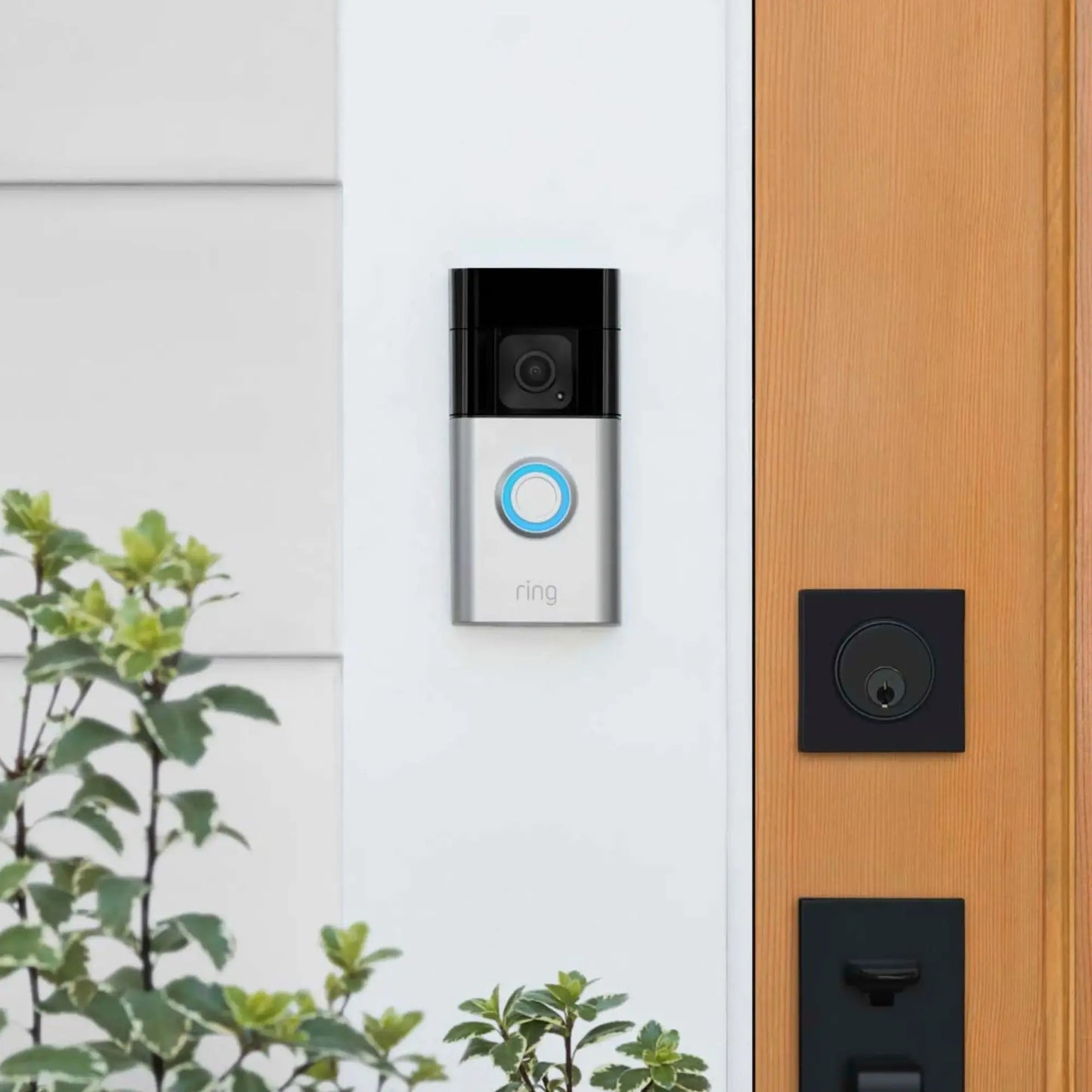 Ring Video Doorbell Plus & Plug-In Indoor 2nd Gen. Camera Bundle w/ 2-Way Audio - B09WZBPX7K & B0B6GLQJMV