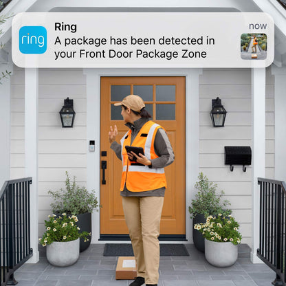 Ring Video Doorbell Plus with Chime & Yard Sign B09WZBPX7K / 8AC1PZ-0EN0