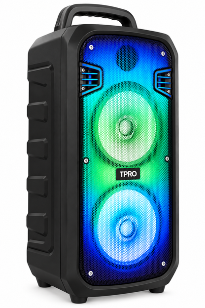 Technical Pro PL265X-R Rechargeable Dual 6.5" Bluetooth Speaker PL265X