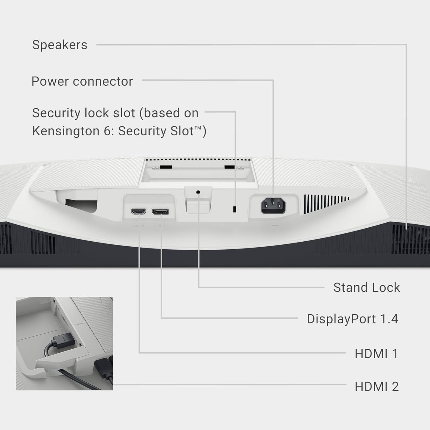 Dell 27 Plus 4K Monitor S2725QS 27: 4K (3840 x 2160) 120Hz 16:9 Display, IPS Panel, AMD FreeSync Premium, sRGB 99%, Integrated Speakers, 1500:1 Contrast Ratio, Comfortview Plus - Ash White