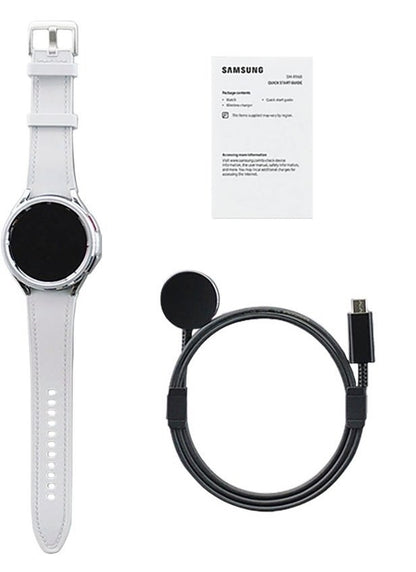 Samsung Galaxy Watch6 Classic Stainless Steel Smartwatch 47mm LTE Silver SM-R965UZSAXAA