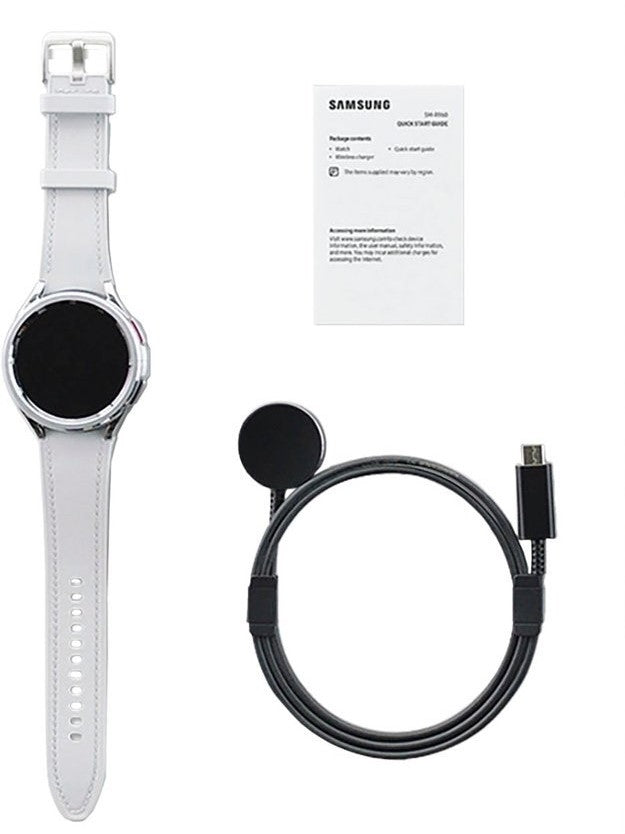 Samsung Galaxy Watch6 Classic Stainless Steel Smartwatch 47mm BT Silver SM-R960NZSAXAA