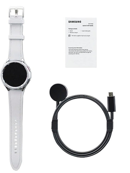 Samsung Galaxy Watch6 Classic Stainless Steel Smartwatch 47mm BT Silver SM-R960NZSAXAA