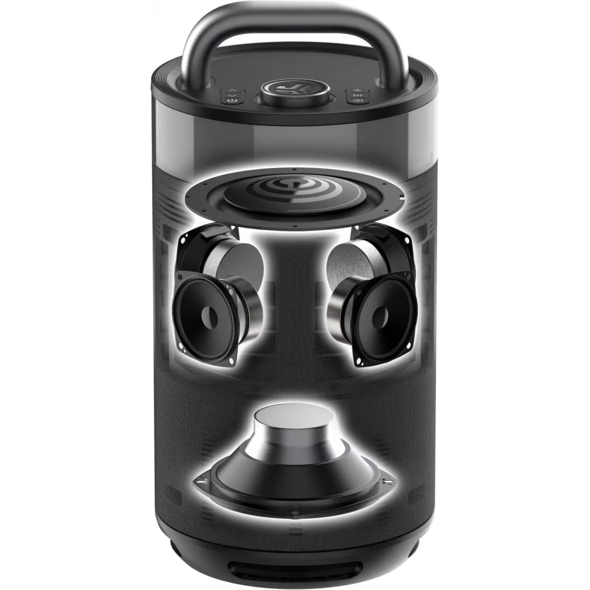 JLab - Epic Party Speaker with Bluetooth feat. LabSync Audio and RGB Lighting - Black SBEPICRBLK21