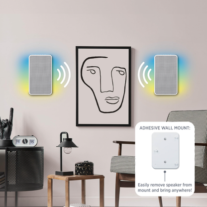Technical Pro WALL720W-Bluetooth Wall Mount Speaker System - White