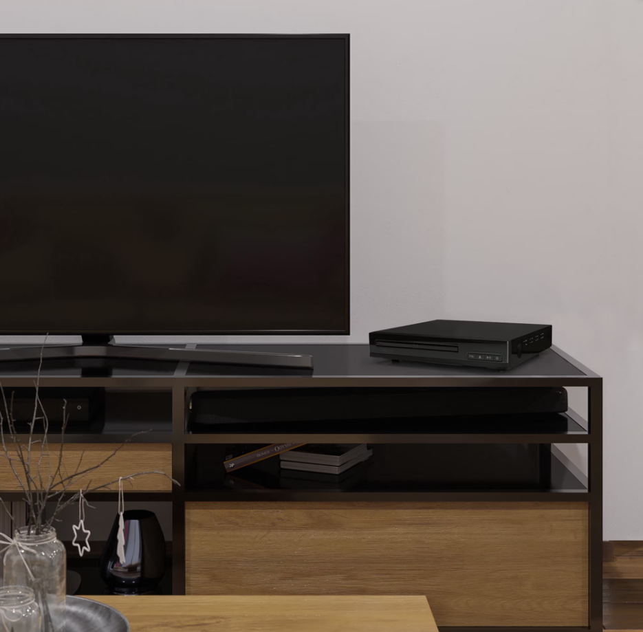 ONN. Upscaling HDMI DVD Player 1080p with Remote Control, Black – ONA19DP005