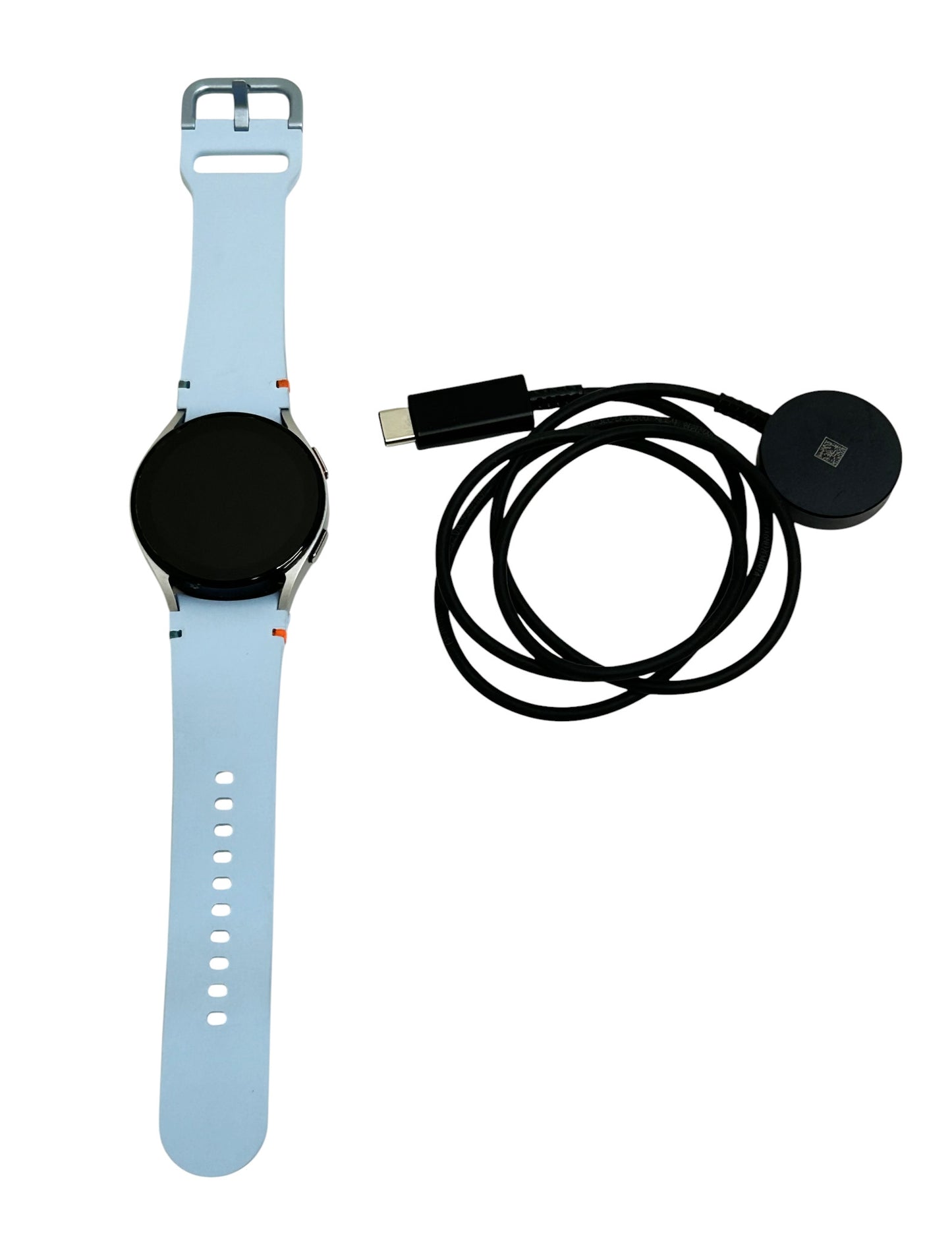 Samsung Galaxy Watch FE Smartwatch 40mm Silver Blue Band SM-R861NZSAXAA