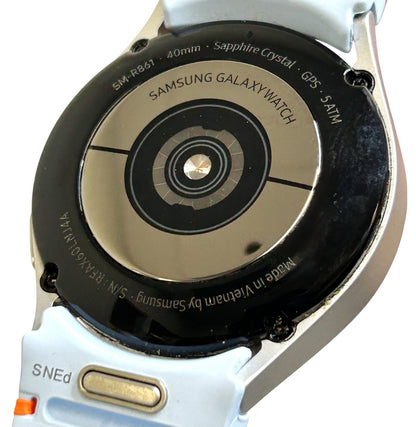 Samsung Galaxy Watch FE Smartwatch 40mm Silver Blue Band SM-R861NZSAXAA