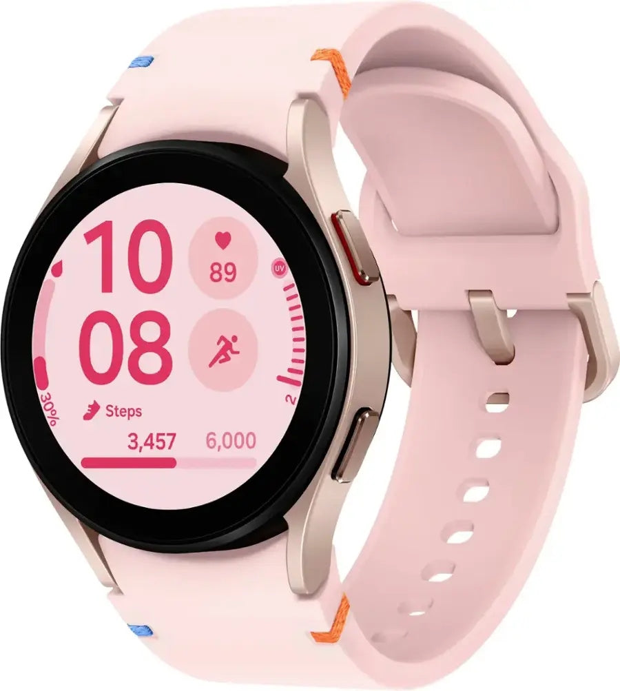 Samsung Galaxy Watch FE Aluminum Smartwatch 40mm LTE with Pink Band Pink Gold SM-R866UIDAXAA