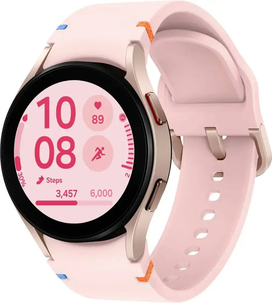 Samsung Galaxy Watch FE Aluminum Smartwatch 40mm LTE with Pink Band Pink Gold SM-R866UIDAXAA