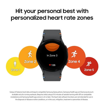 Samsung Galaxy Watch FE Aluminum Smartwatch 40mm LTE with Pink Band Pink Gold SM-R866UIDAXAA